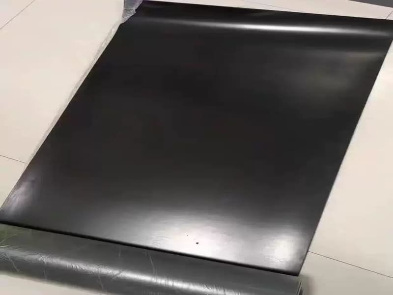 Close up of rubber flooring texture